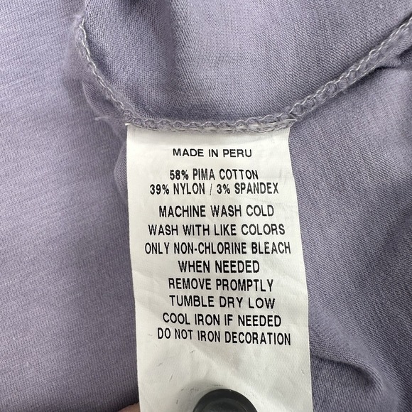 Greyson‎ Spirit Polo Mens XL Dewberry Lilac Purple Golf Performance Pima Stretch - Picture 7 of 9